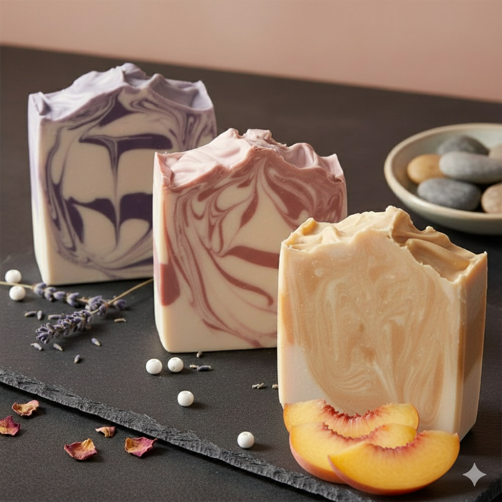 Goddess Collection - French Lavender, Rose Whisper, Peach Blossom